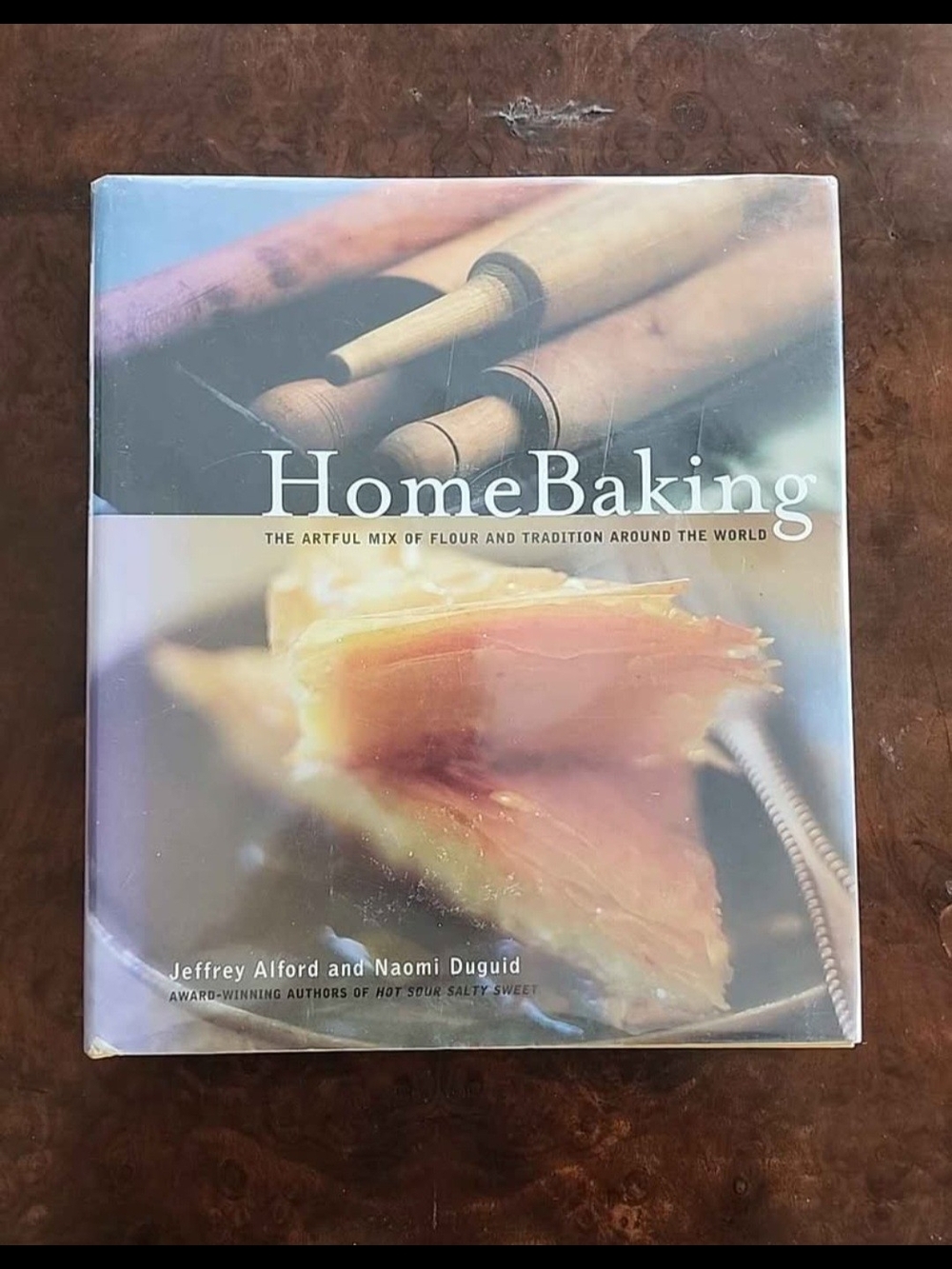 HomeBaking Cookbook by Jeffrey Alford and Naomi Duguid - Cream Cover